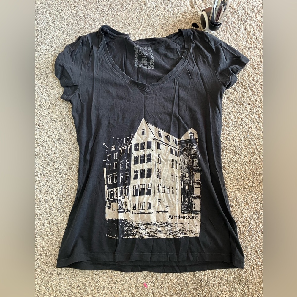 BKE Black Graphic Short Sleeve Tee